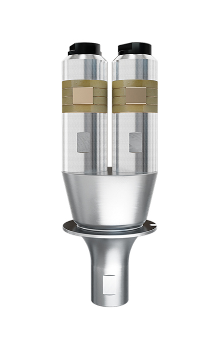 15kHz-4200W 熙順換能器 雙柱直筒(銀黃)